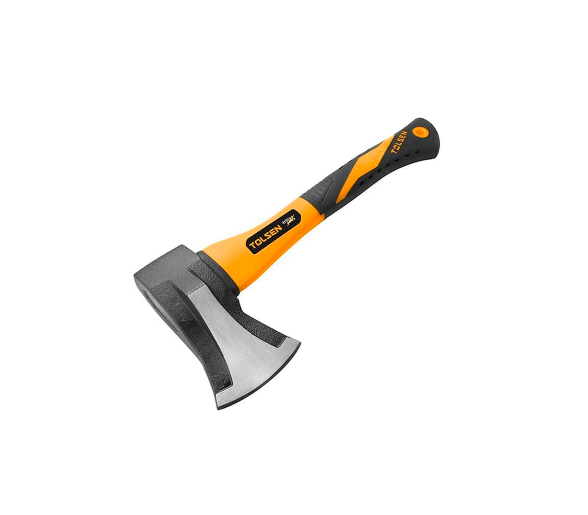 Hacha de mano con mango de fibra corto 1000GR Tolsen