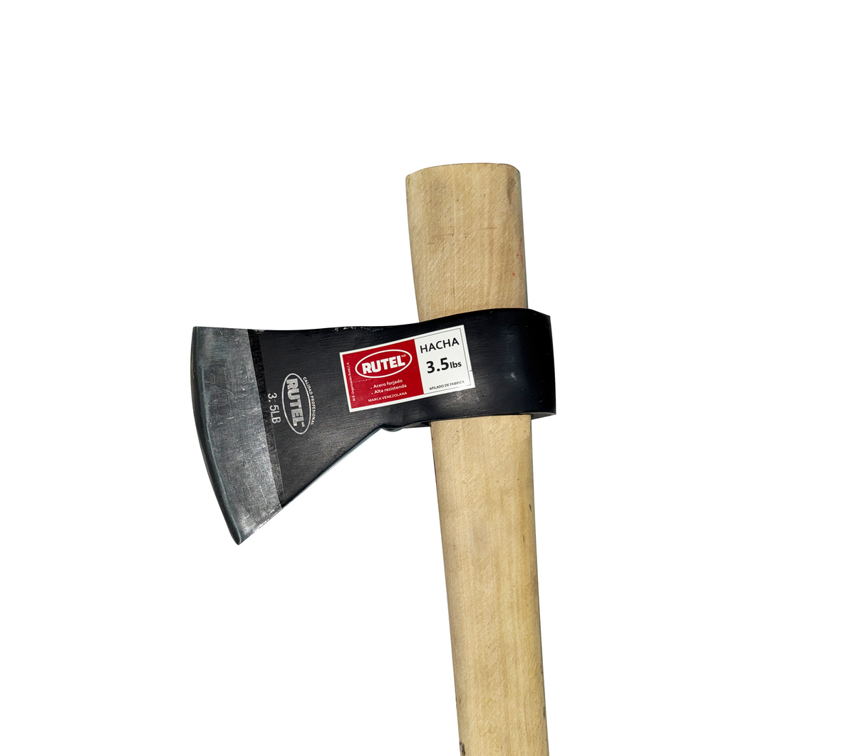 Hacha ojo ovalado con cabo Rutel