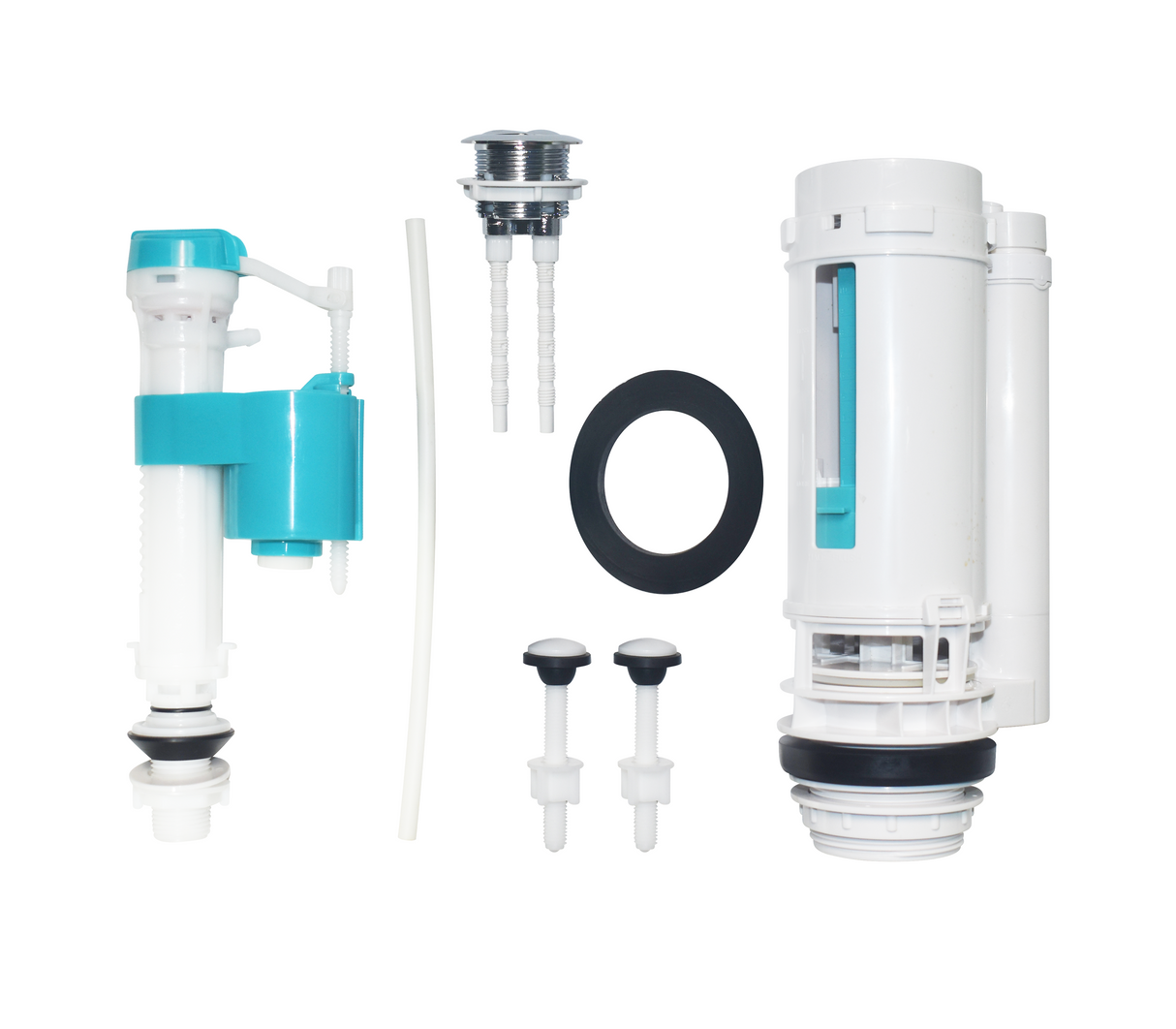 Herraje 2" para inodoro doble descarga botón superior Faguax