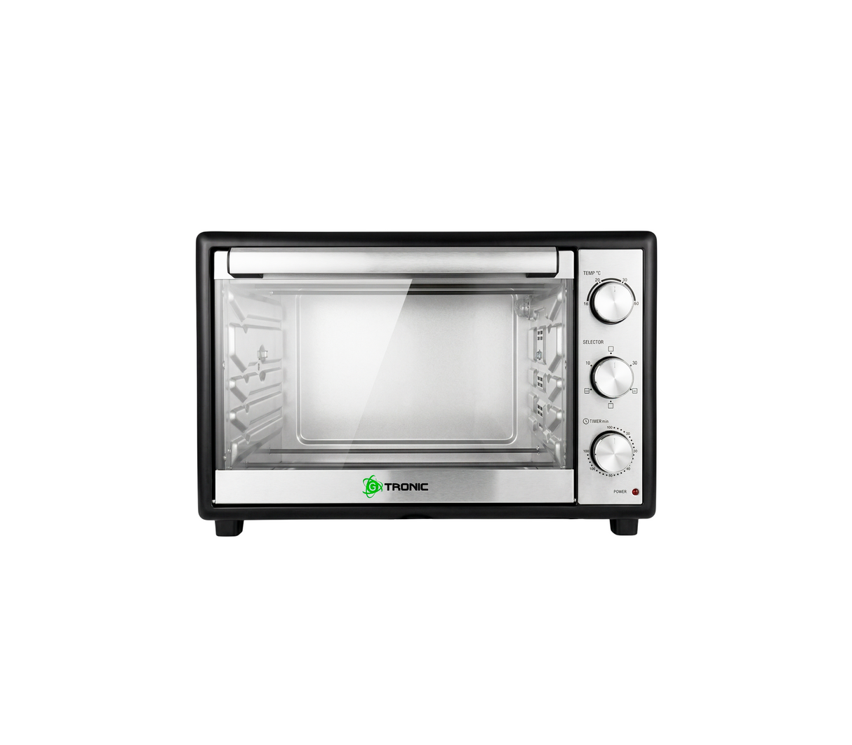 Horno eléctrico 55 litros 1700W negro Gtronic
