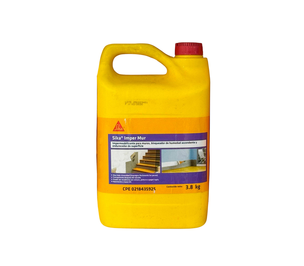 Impermeabilizante para muros 3.8kg Sika