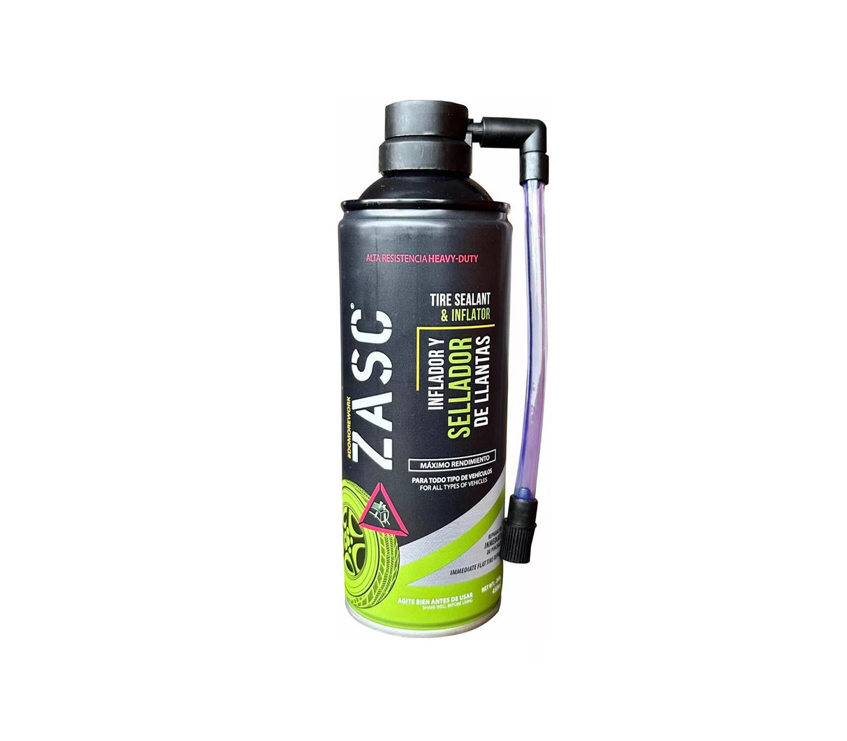 Inflador y sellador de llantas 450ML Cod.5-732-2 Zasc