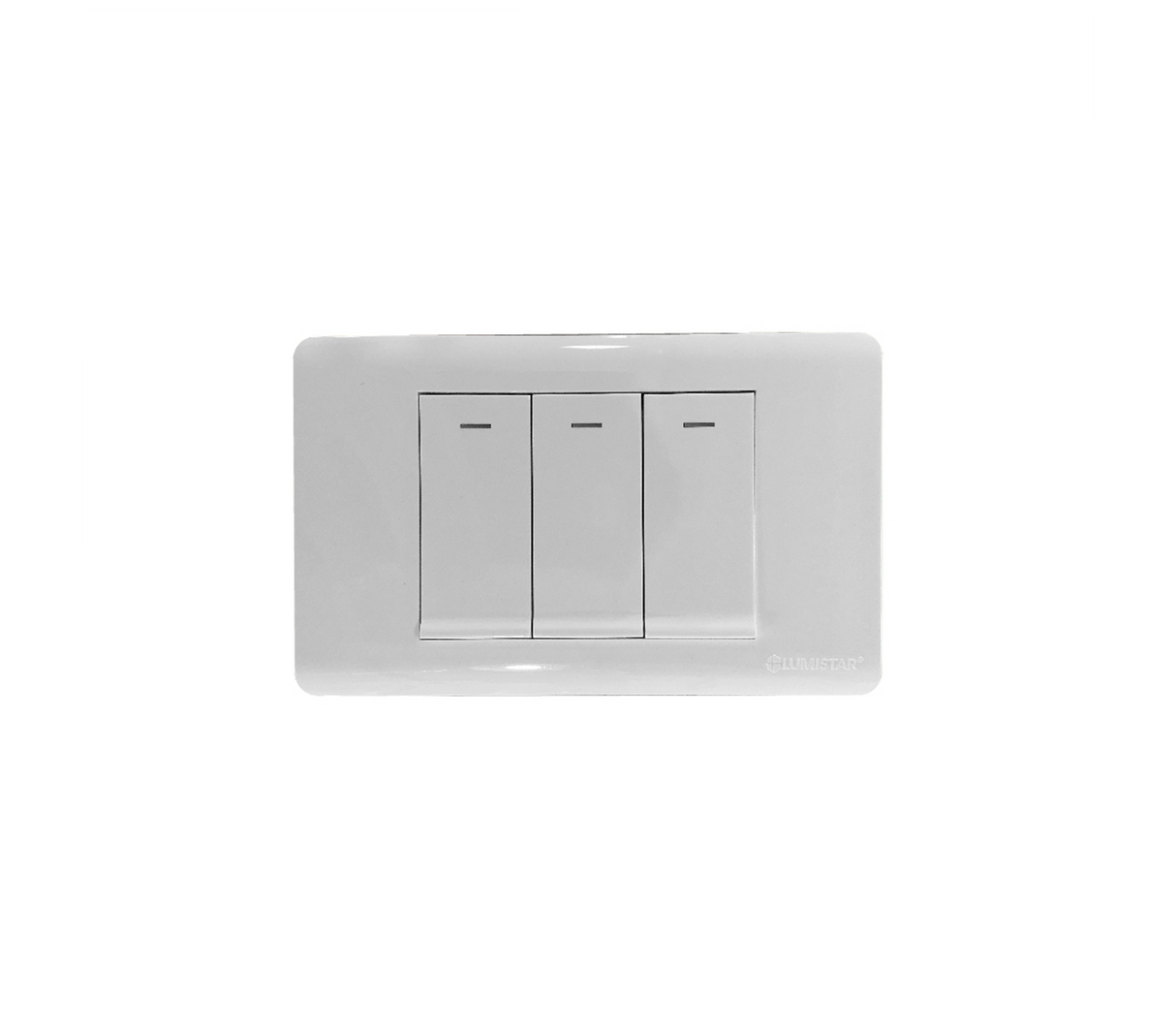 Interruptor triple Elite 3 Way para empotrar Lumistar