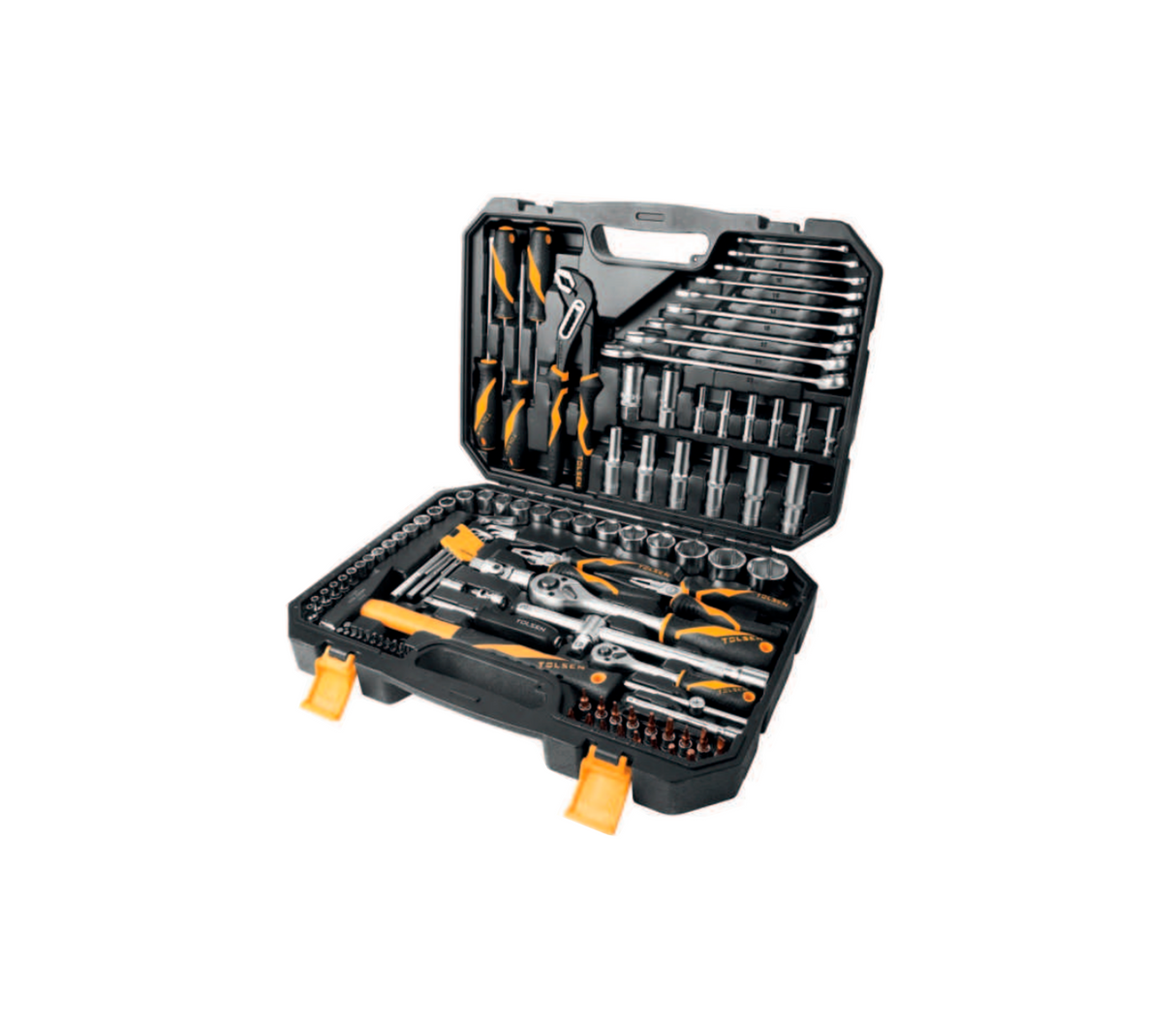 Juego de llaves y herramientas 116 pzas Tolsen