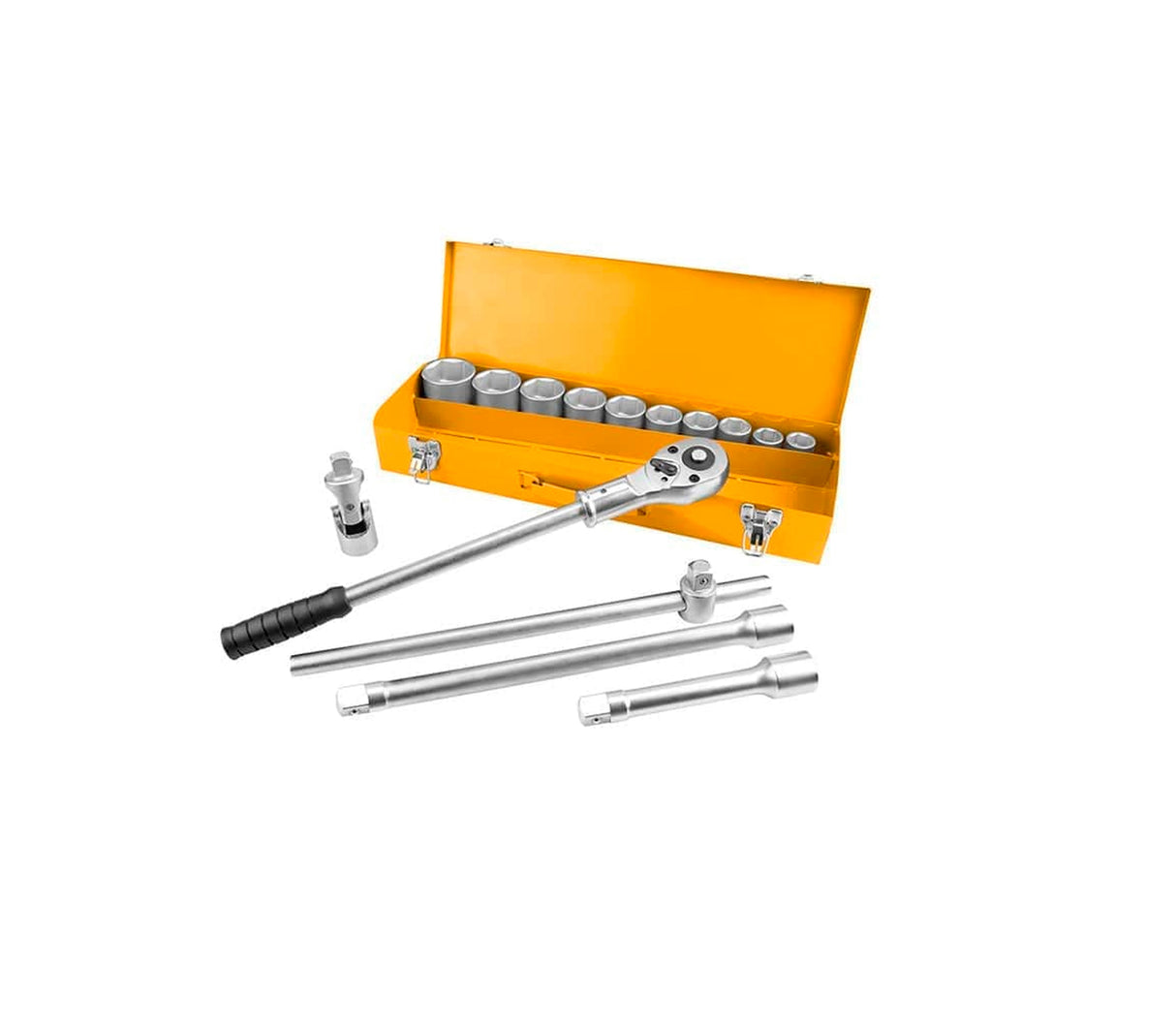 Juego 15 piezas 3/4" dados milimétricos industrial Tolsen