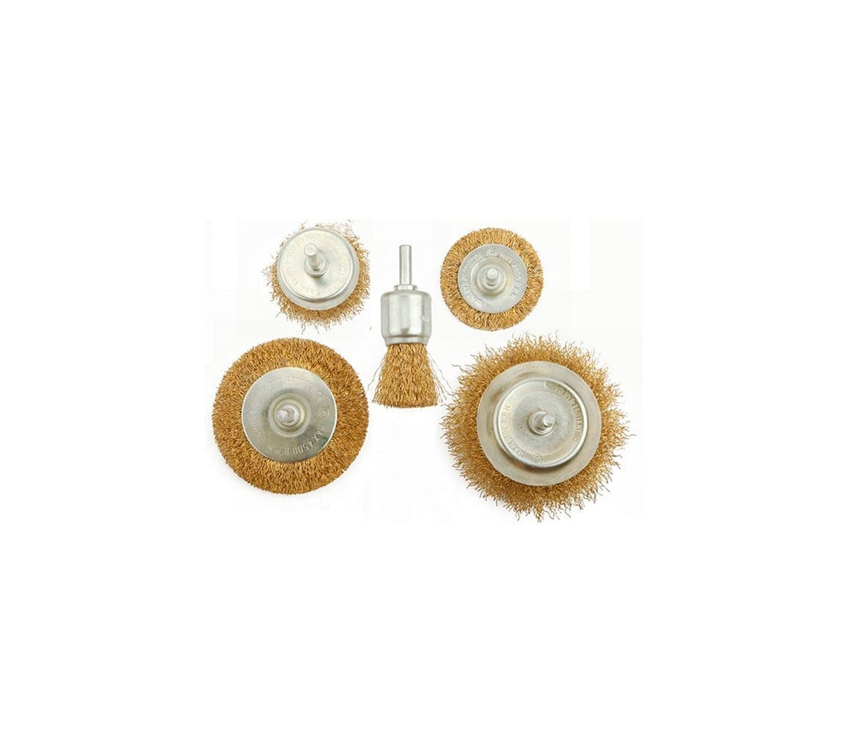 Juego de 5 piezas cepillo de alambre Tolsen