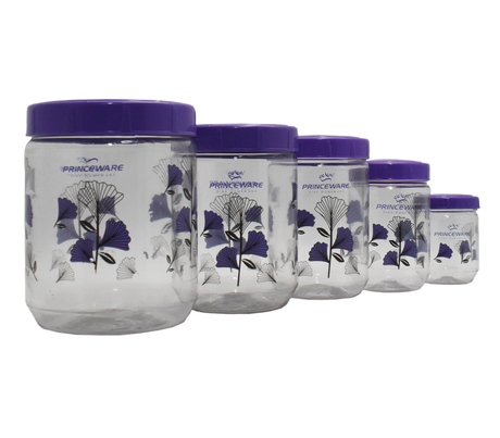 Juego de 5 potes de cocina plástico Sujoya