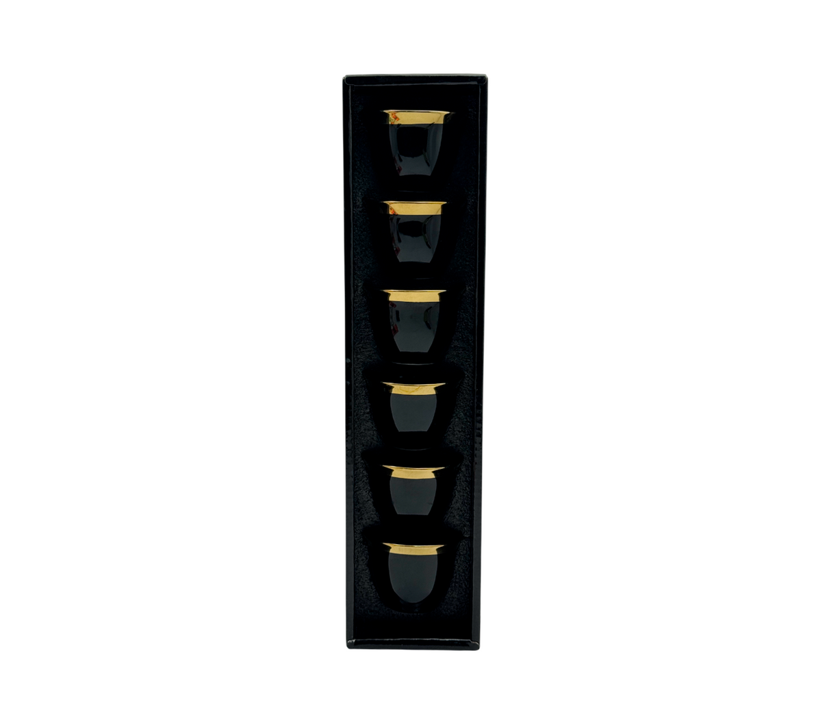 Juego de 6 tazas de vidrio Mo Import