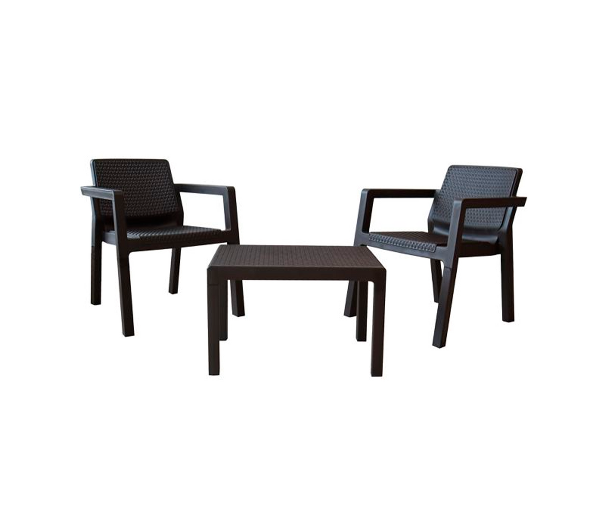Juego de muebles con mesa de centro para exteriores/interiores Colibrí Colplast