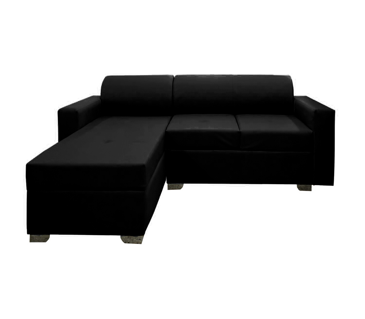 Juego de Recibo Estrada Tipo L 2 Puestos + Chaiselongue Bipiel Okalia