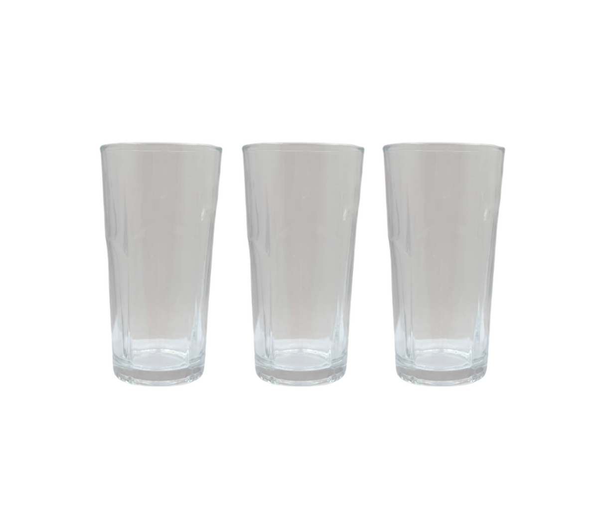 Juego de vasos vidrio 3 piezas Pamorde