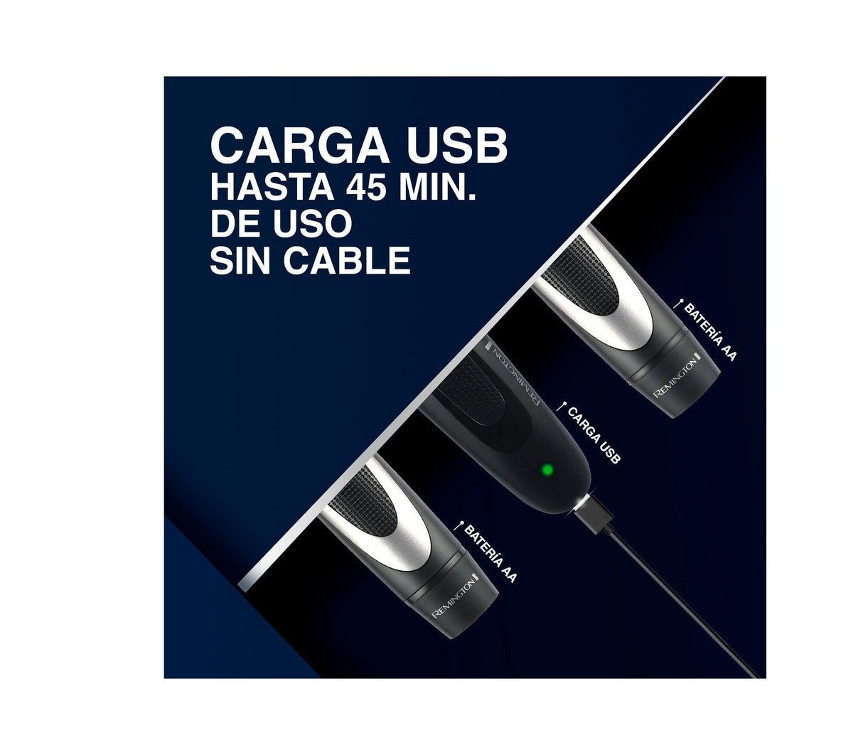 Kit recortador de barba 6 piezas Remington