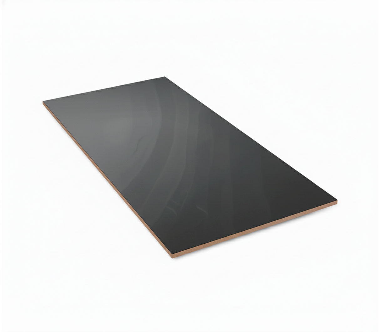 Lámina de melamina MDF 15mm 1,22x2,44m Mysterious Gray High Gloss Powerfik