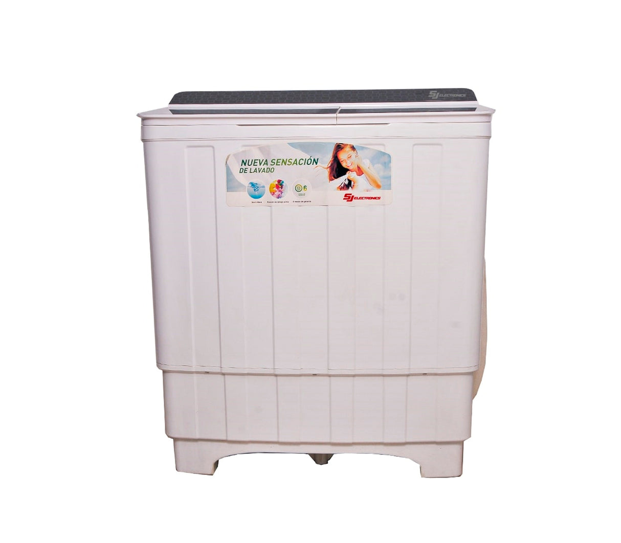 Lavadora doble tina 15kg negro/Blanco