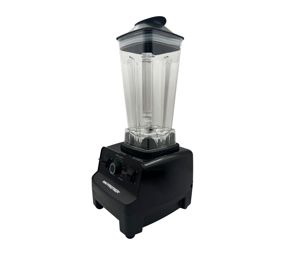 Licuadora multifuncional 3 en 1 vaso plástico 2 litros 2200W negro Premier