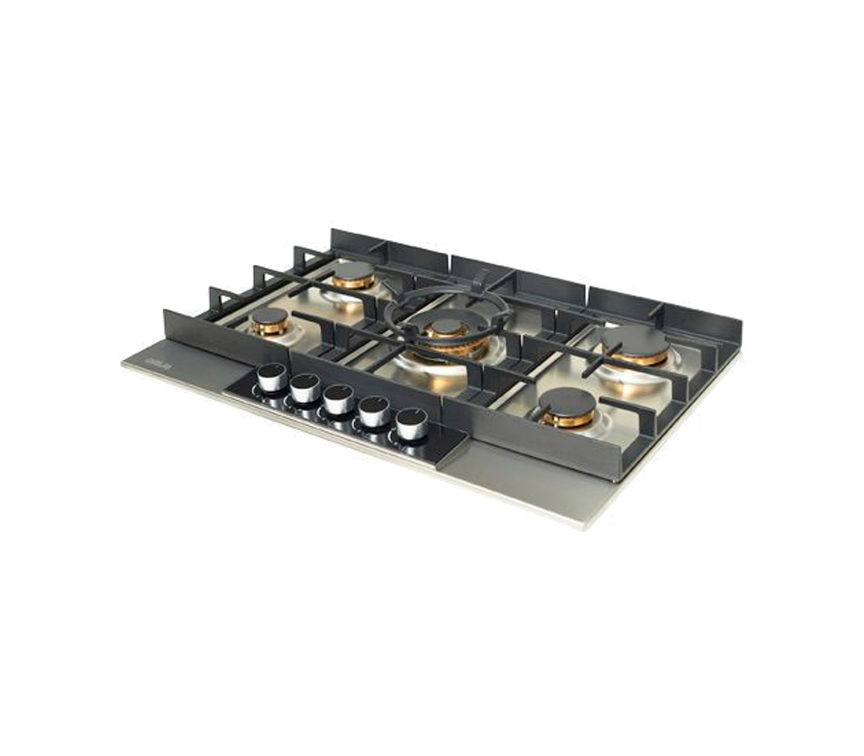 Tope de cocina a gas 5 hornillas 90cm Livorno acero Drija