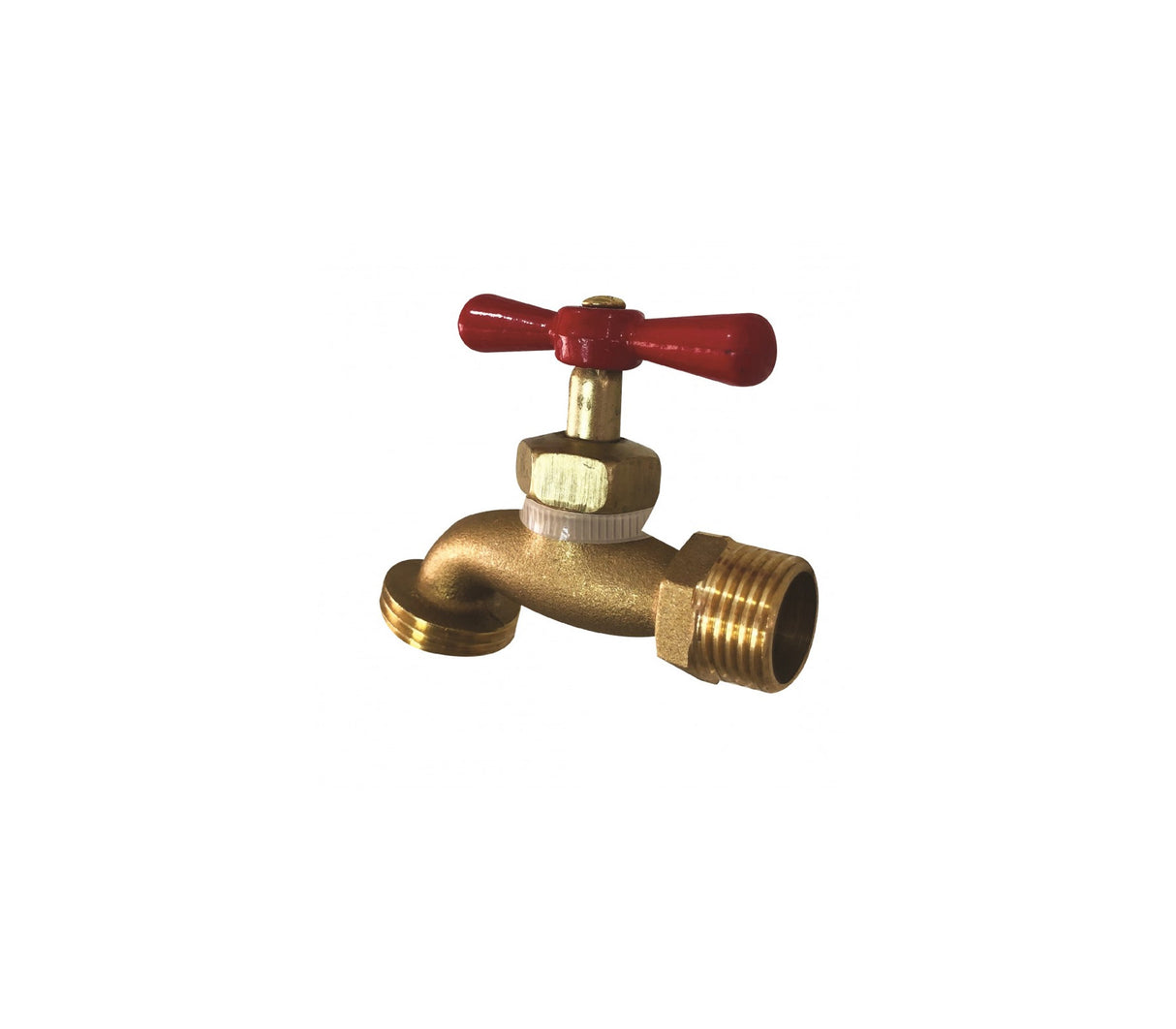 Llave de chorro 1/2" x 3/4" Bronce Run