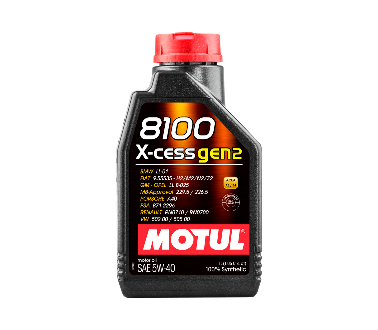 Lubricante 8100 X-Cess Gen2 1l Sae 5W-40 Motul
