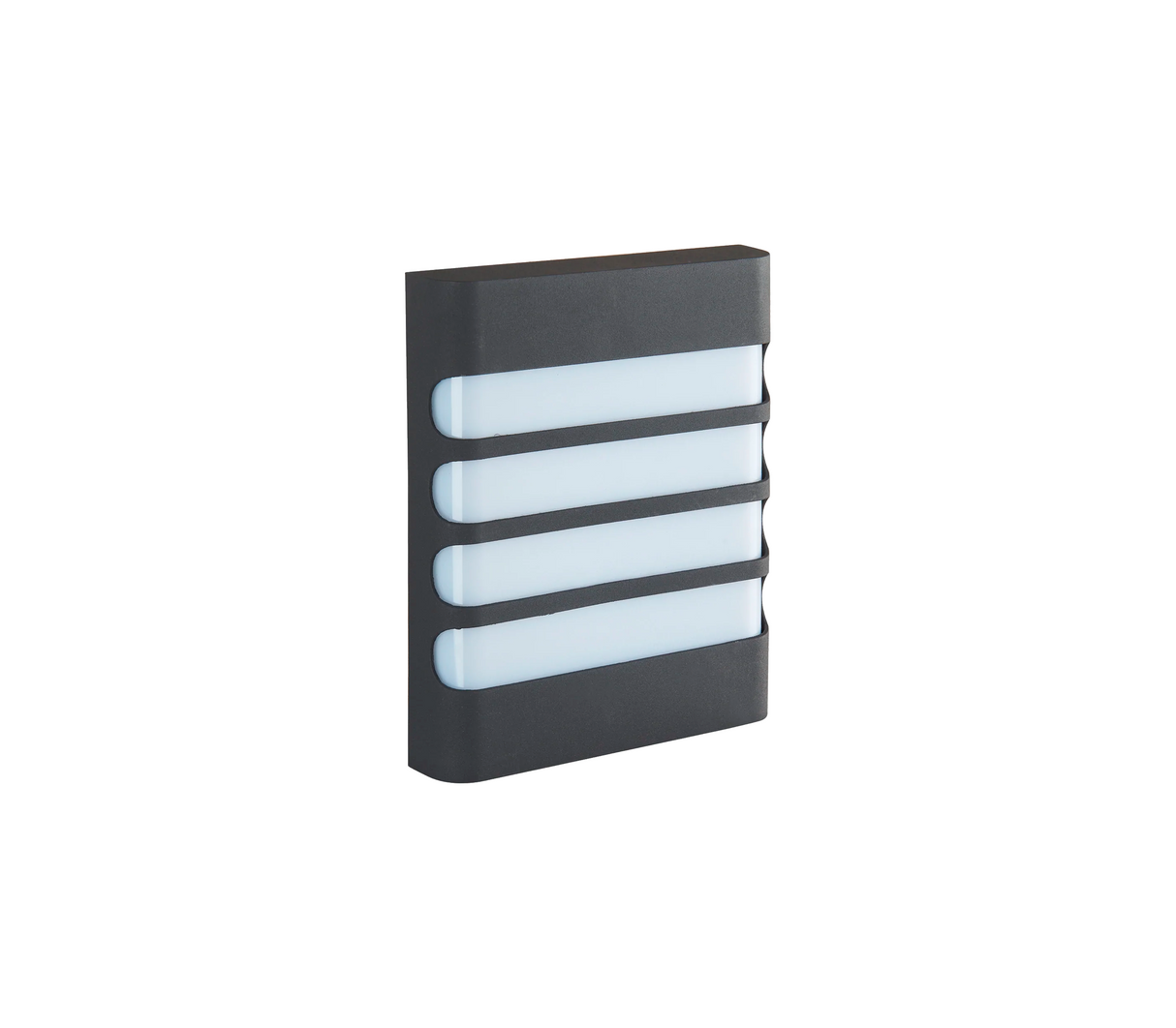Lámpara LED para pared de exterior negra 24W Lumistar