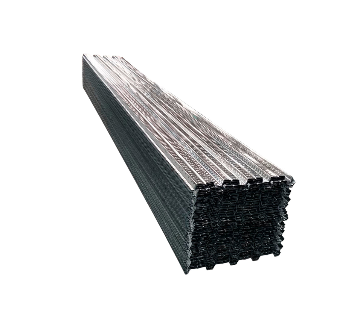 Lámina Losacero Galvanizada (0.60mm) calibre 24 de 6.10metros Acero Metales