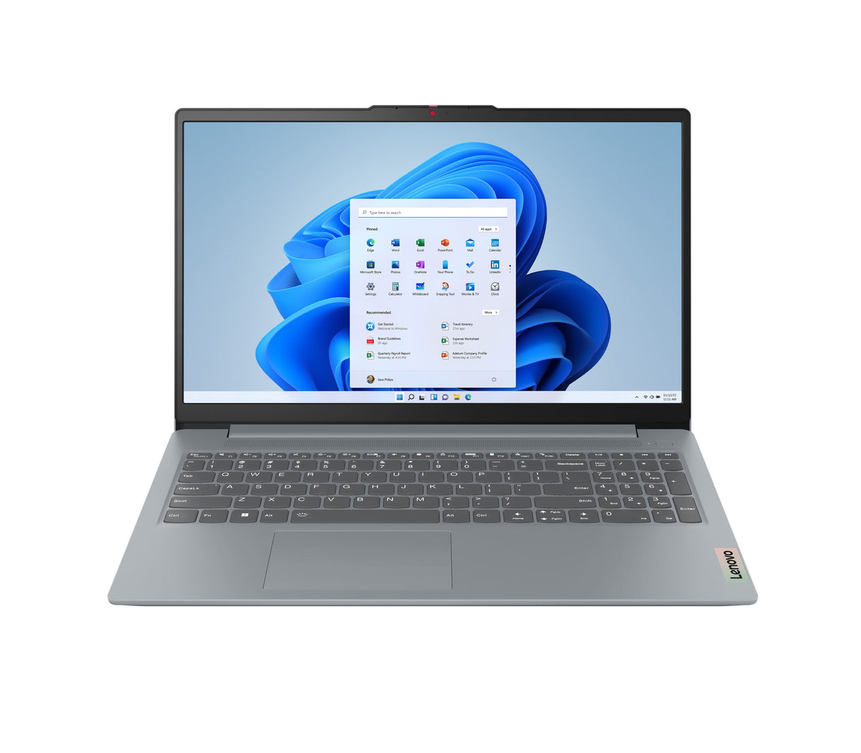 Laptop 15.6" IdeaPad slim 8GB/128GB i3-n305 Artic Grey Lenovo