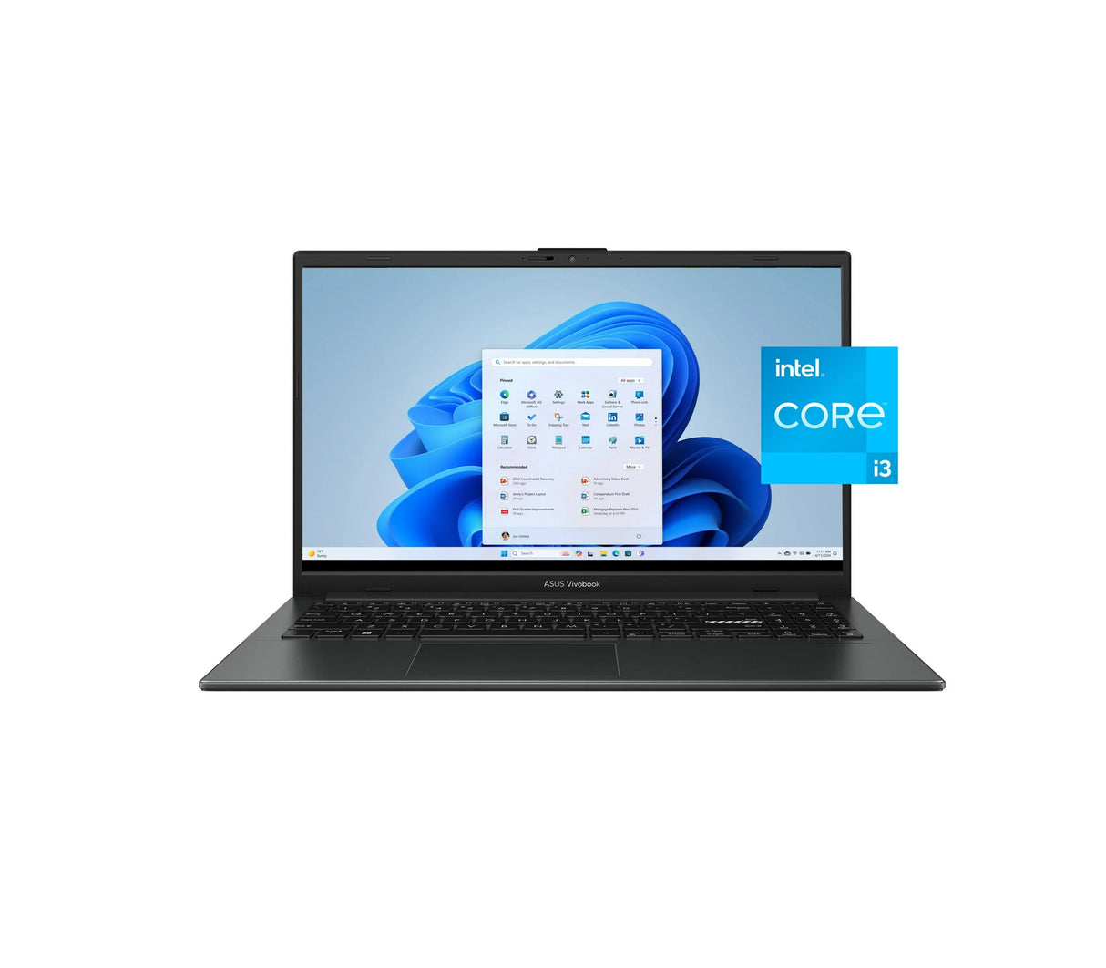 Laptop VivoBook Intel i3 15.6" RAM 8GB/256GB W11 Asus