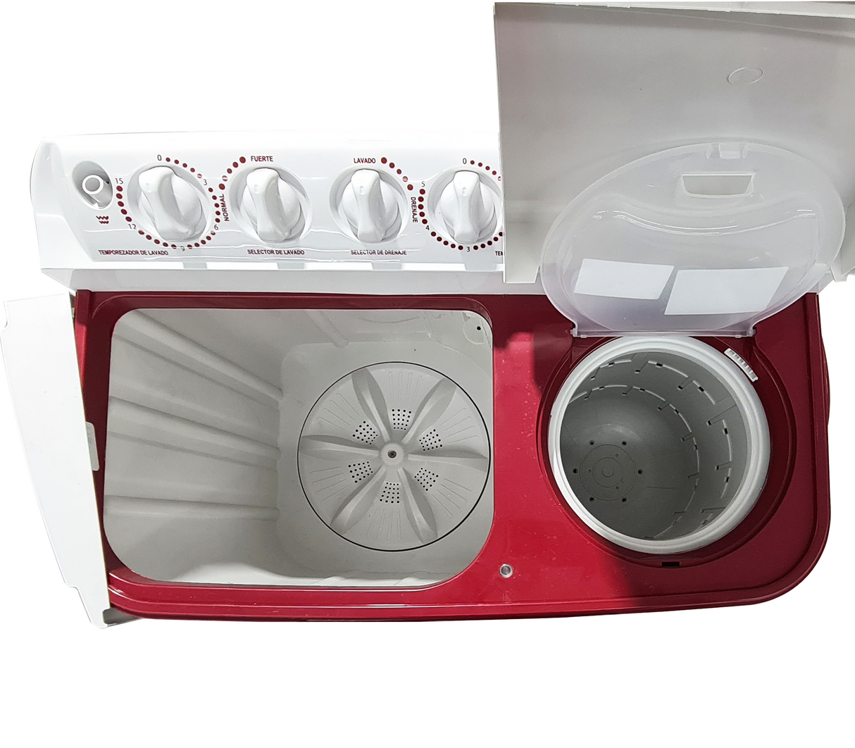 Lavadora doble tina 11 kilos Bl/Vinotinto FWM1200 Fresh