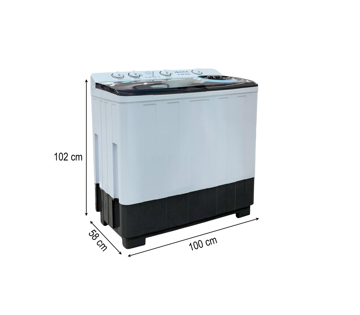 Lavadora doble tina 16kg Milexus