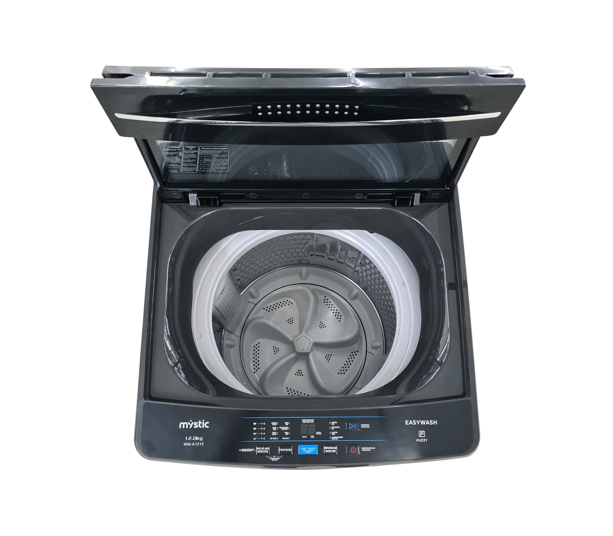 Lavadora automática 12 kg gris Mystic