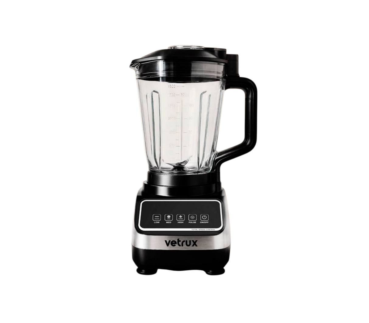 Licuadora blendor max 1.5 litros 750W negro/acero Vetrux