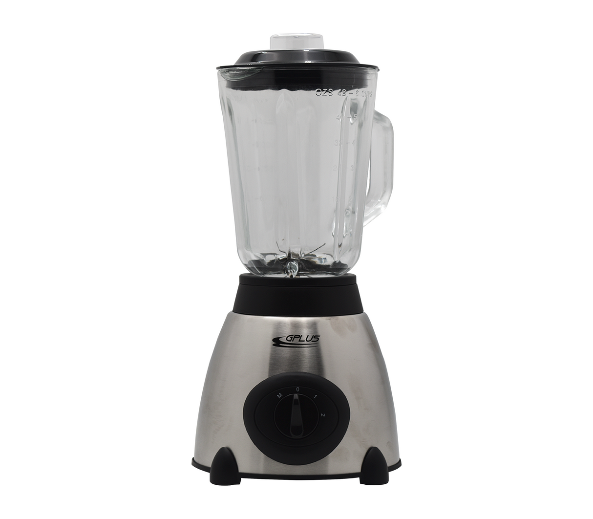 Licuadora jarra de vidrio con accesorios acero 2V GP-LICM4 Gplus