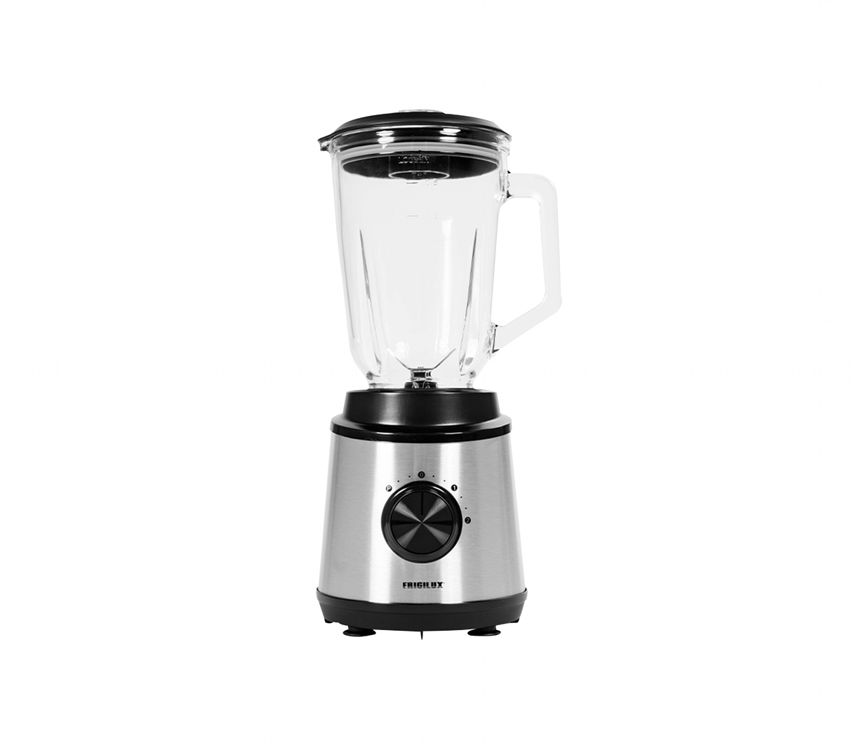 Licuadora 2 velocidades vaso de vidrio 1.5 litros 350W negro Frigilux