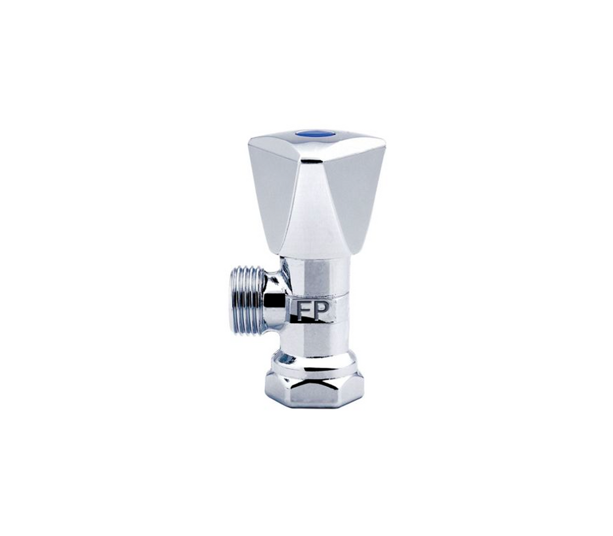 Llave arresto 1/2" x 1/2" cromado FP
