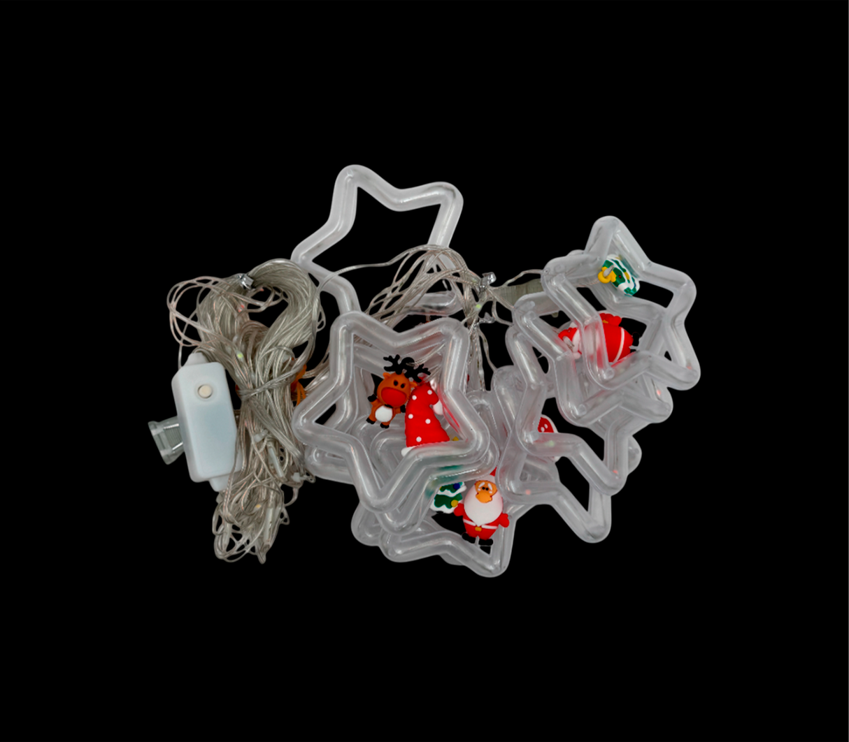 Luces de cortina con muñeco El Gran Ocho