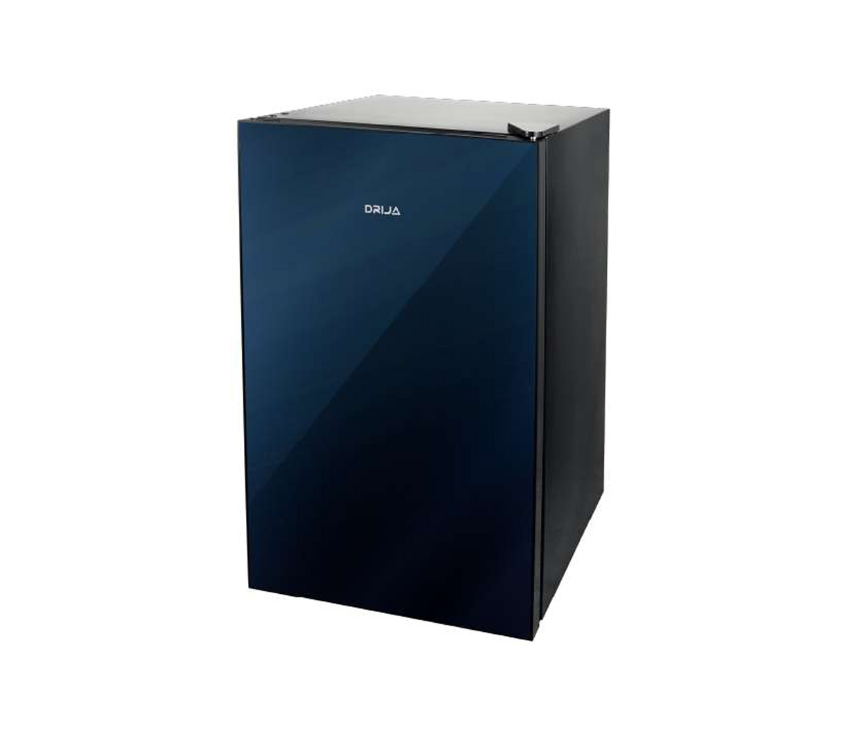 Nevera ejecutiva Single Door con escarcha 3.2 pies puerta tipo espejo negra Drija