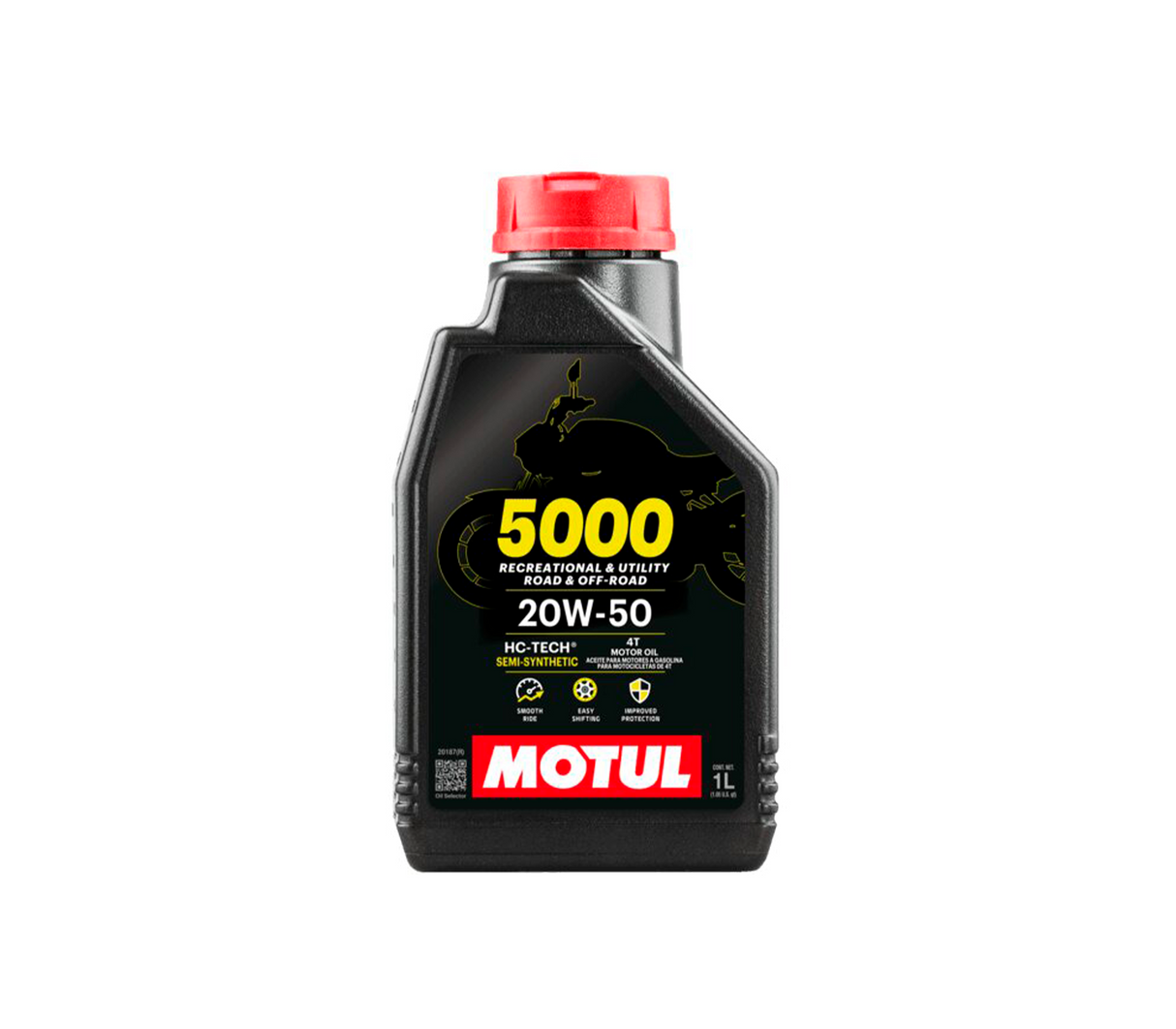 Lubricante 5000 sae 20w-50 4t 1l Motul