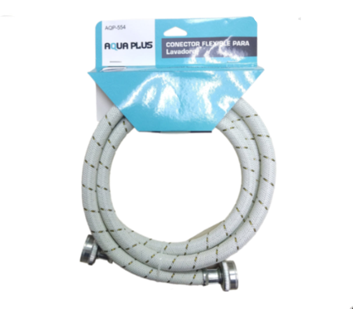 Manguera para lavadora 1.80 metros blanca Aqua Plus