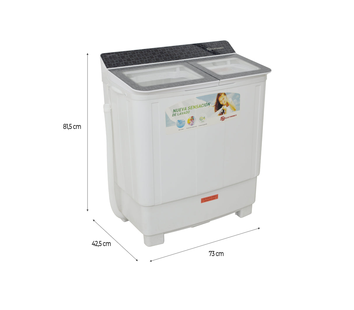 Lavadora doble tina 8.5 kilos LAV805 SJ Electronics