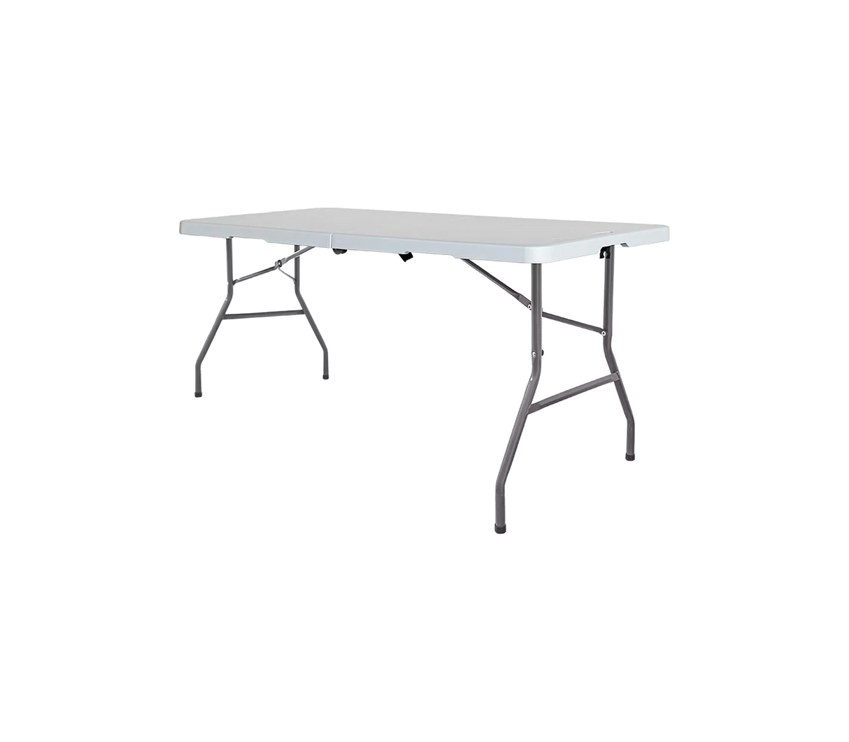 Mesa plegable rectangular 180x74x74 cm blanca Powerfik
