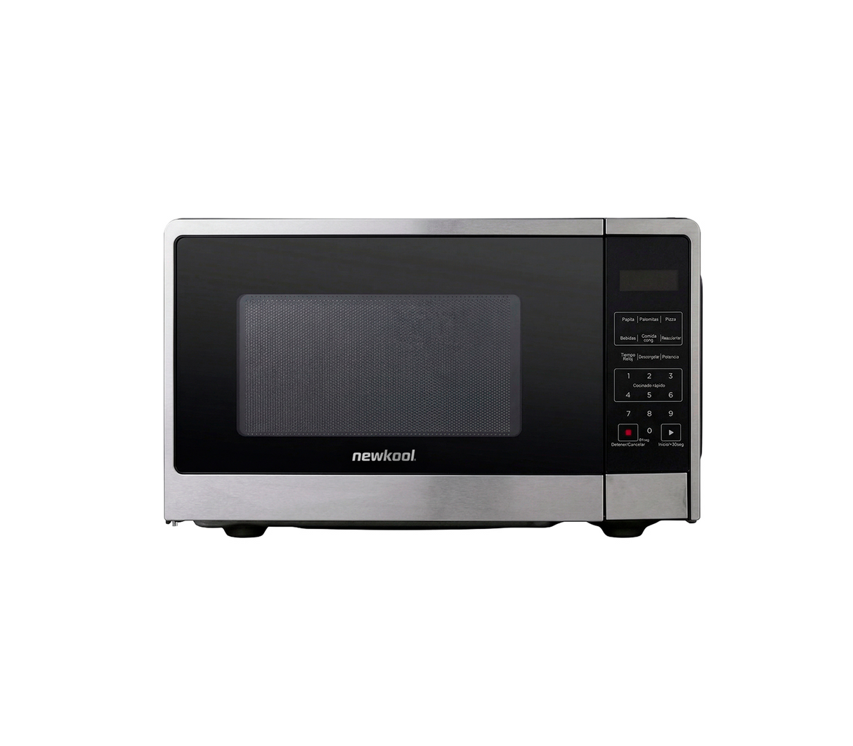 Horno microondas 25 litros acero/negro Newkool