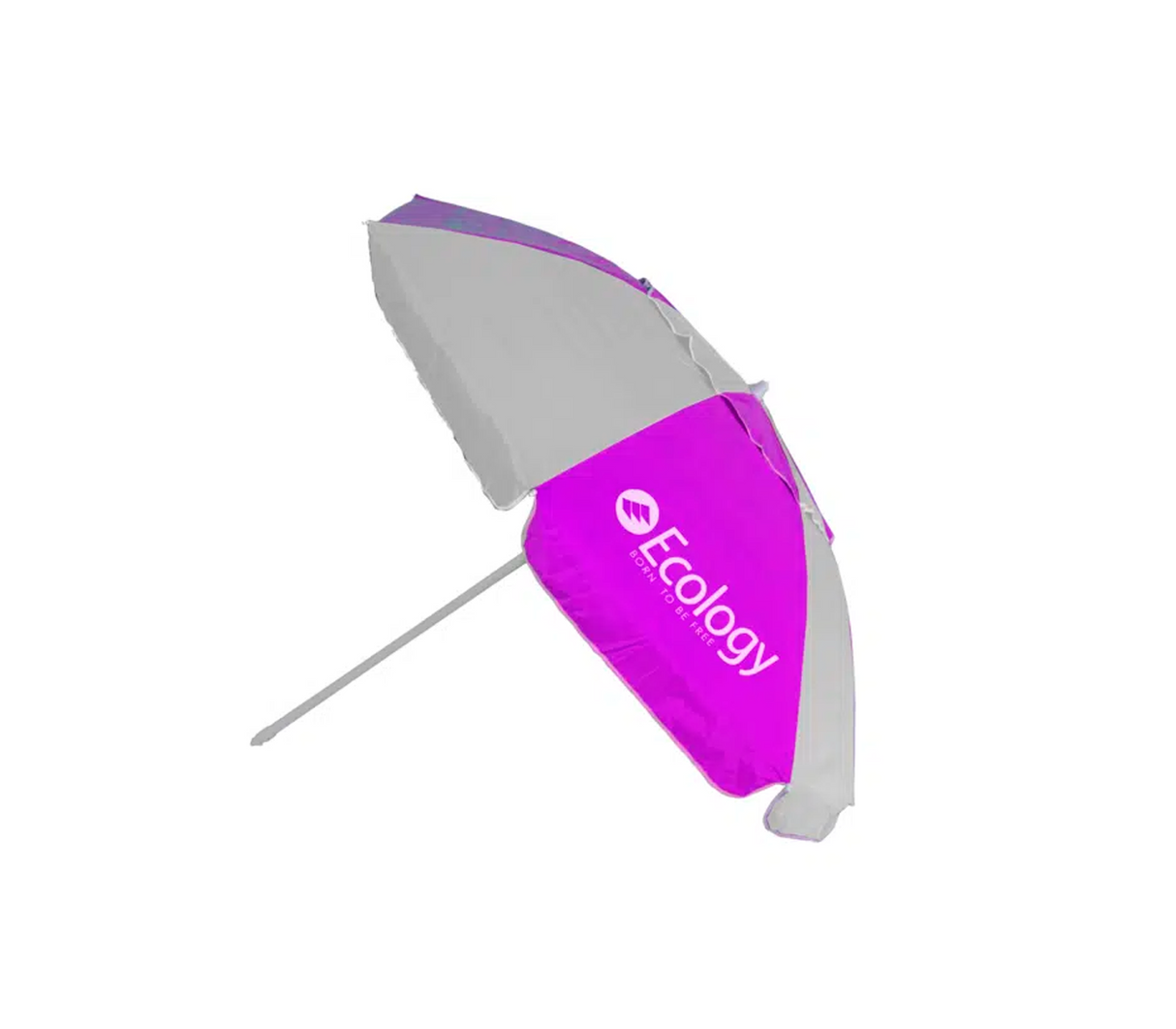 Sombrilla UV fibra max morado/gris Ecology