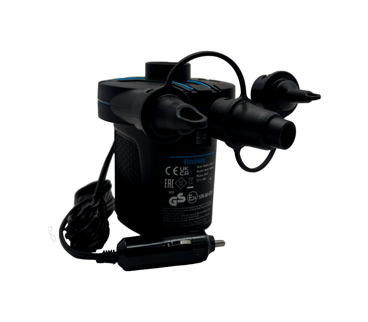 Bomba de aire eléctrica portátil Power Touch DC Bestway