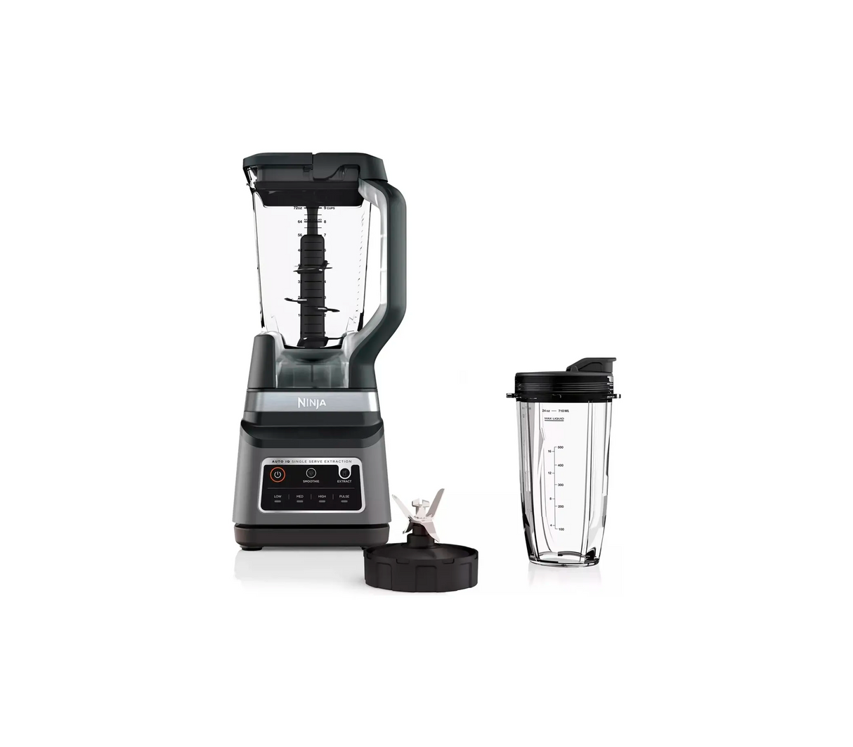 Licuadora profesional plus 4 velocidades 1400W negro/gris Ninja