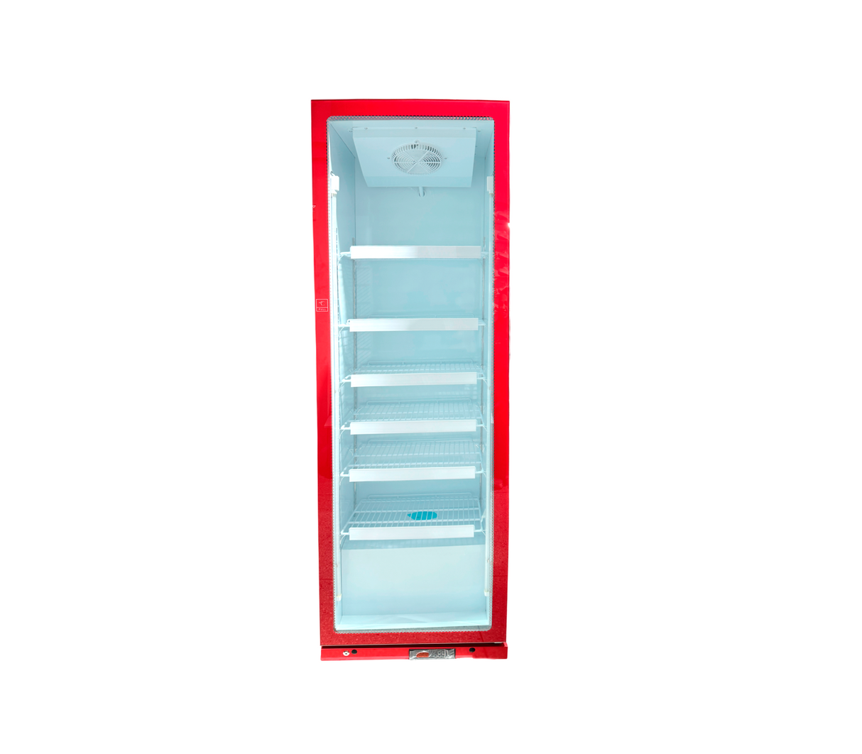 Nevera exhibidora 1 puerta 15 pies rojo Jaguar
