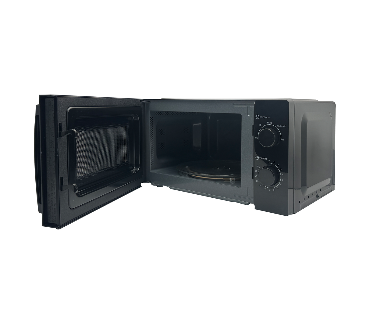 Microondas perilla 17 litros negro Oster