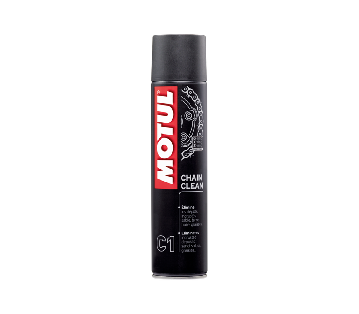Limpiador/lubricante chain clean para cadena de moto C1 MC Care 400ML Motul