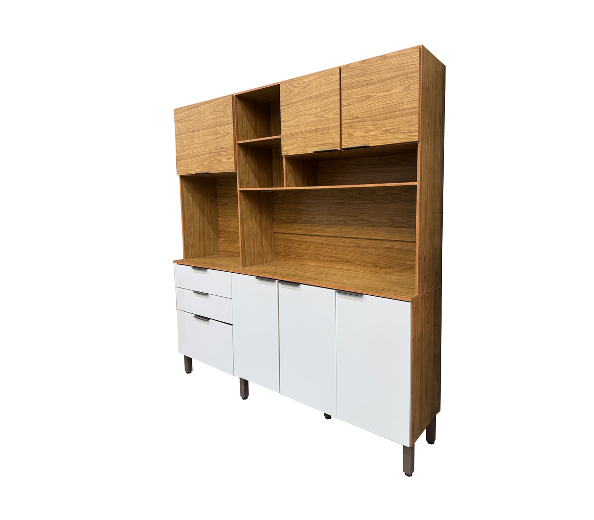 Mueble de Cocina Compacta Boreal Marrocos/Off White Mx Moveis
