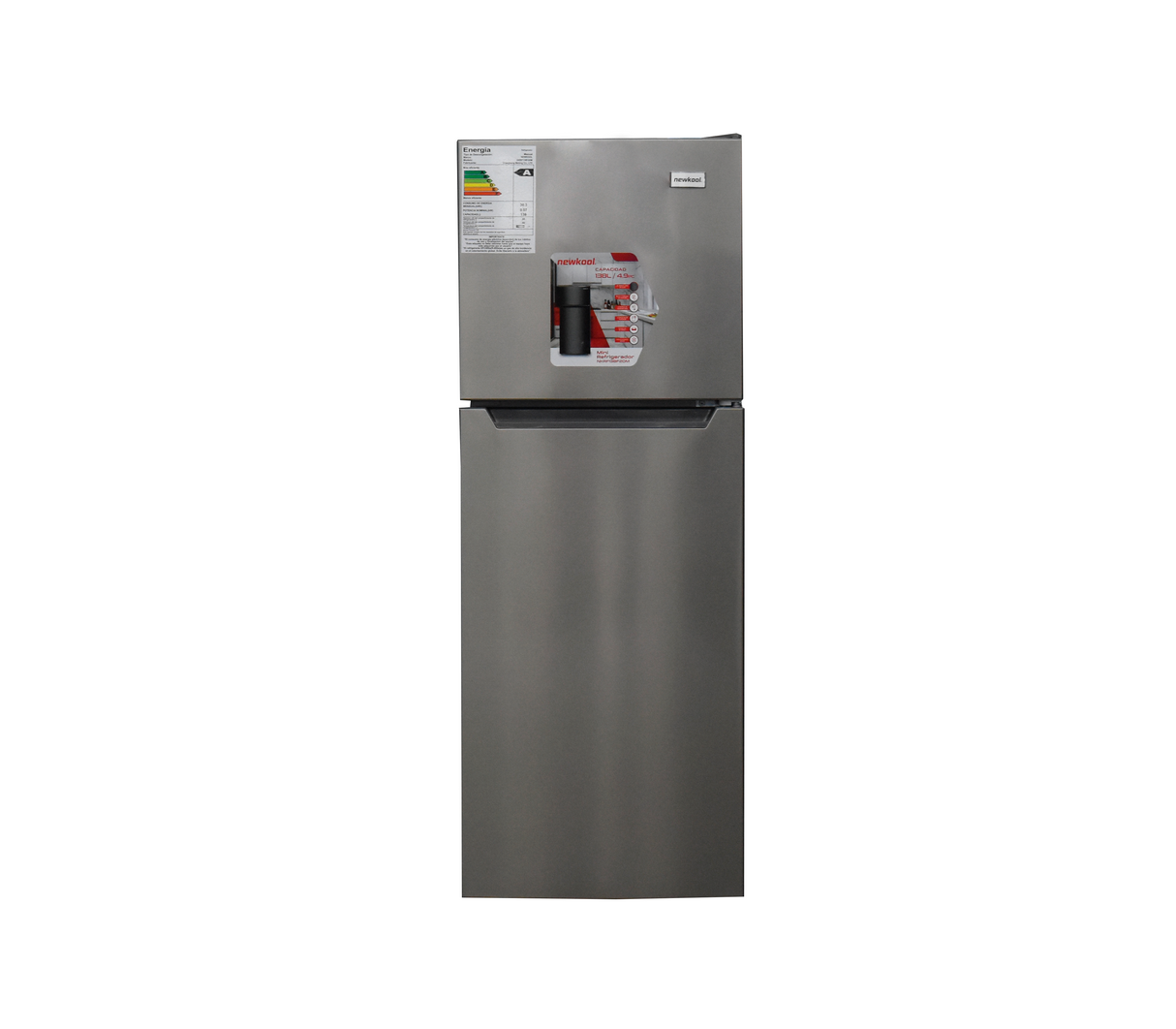 Nevera Top Mount con escarcha 4.8 pies gris Newkool