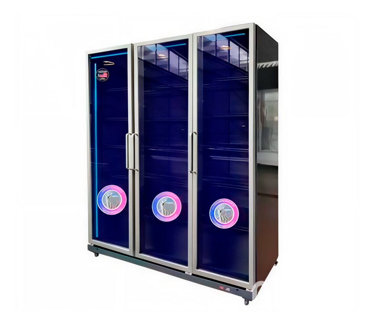 Nevera exhibidora 3 puertas c/manilla 1220 lts Jaguar