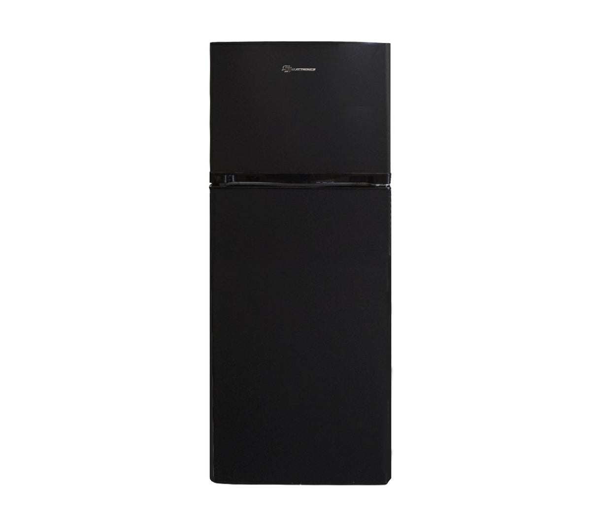 Nevera Top Mount semi escarcha 208 litros negro Sj Electronics